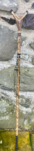 Load image into Gallery viewer, Hazel Wood Thumbstick Antler Handled Wading Staff Stick (19)
