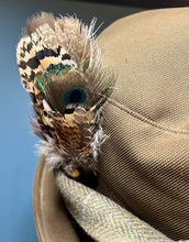 Load image into Gallery viewer, Natural Feather Cartridge Pin/Brooch for Hat, Lapel or Wrap (11)