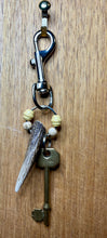 Load image into Gallery viewer, Antler Stag Hand Crafted Made Key sting by Helen Elizabeth Studios