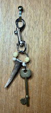 Load image into Gallery viewer, Antler Stag Hand Crafted Made Key sting by Helen Elizabeth Studios