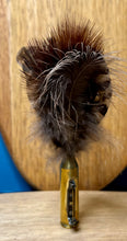 Load image into Gallery viewer, Natural Feather Cartridge Pin/Brooch for Hat, Lapel or Wrap (19)