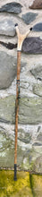 Load image into Gallery viewer, Hazel Wood Thumbstick Antler Handled Wading Staff Stick (23)