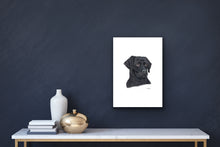 Load image into Gallery viewer, Black Labrador Retriever - Signed Limited Edition Gicleé Fine Art Print - Helen Elizabeth