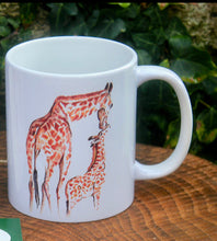 Load image into Gallery viewer, Safari Collection - Giraffe Ceramic Mug and Coaster