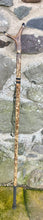 Load image into Gallery viewer, Hazel Wood Antler Handle Wading Staff Stick
