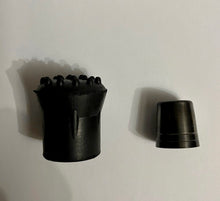 Load image into Gallery viewer, Puffins on the Rocks. Hand Painted Hazel Antler Handled Thumbstick