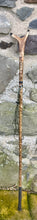 Load image into Gallery viewer, Hazel Wood Antler Handle Wading Staff Stick