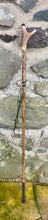 Load image into Gallery viewer, Hazel Wood Antler Handle Wading Staff Stick