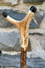 Load image into Gallery viewer, Hazel wood thumbstick Wading Staff Helen Elizabeth Studios