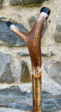 Load image into Gallery viewer, Hazel wood thumbstick Wading Staff Helen Elizabeth Studios