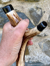 Load image into Gallery viewer, Hazel wood thumbstick Wading Staff Helen Elizabeth Studios