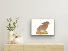 Load image into Gallery viewer, Brown Hare - Signed Limited Edition Gicleé Fine Art Print A4 - Helen Elizabeth