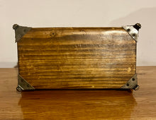 Load image into Gallery viewer, Quaint Rustic Wooden Book Case/Holder/Shelf with Rose Design Embellishment