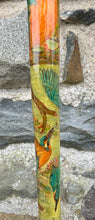 Load image into Gallery viewer, Kingfisher by River - Hand Painted Hazel Thumbstick with Antler Handle