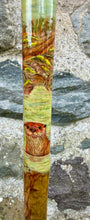 Load image into Gallery viewer, Otters on hazel country antler handled thumbstick