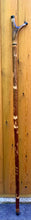Load image into Gallery viewer, Antler Handled Hazel Wood Country Thumbstick Walking Stick by Helen Elizabeth
