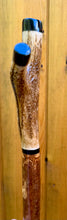 Load image into Gallery viewer, Antler Handled Hazel Wood Country Thumbstick Walking Stick by Helen Elizabeth