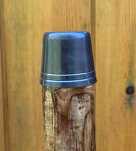 Load image into Gallery viewer, Antler Handled Hazel Wood Country Thumbstick Walking Stick by Helen Elizabeth