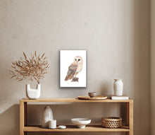 Load image into Gallery viewer, Signed Limited edition giclee print barn owl by Helen Elizabeth