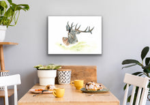 Load image into Gallery viewer, Roaring Stag - Signed Limited Edition Gicleé Fine Art Print A3 - Helen Elizabeth