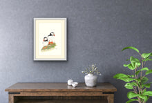 Load image into Gallery viewer, Puffins signed limited edition giclee print by Helen Elizabeth