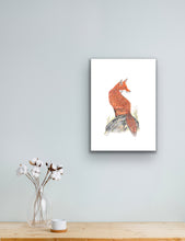 Load image into Gallery viewer, Red Fox Limited Edition Signed Giclee Print by Helen Elizabeth Studios