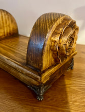 Load image into Gallery viewer, Rustic Book Shelf Holder Case with Rose Design Small Ideal for paper backs by Helen Elizabeth