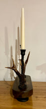 Load image into Gallery viewer, Rustic Roe Deer Stag Antler Candle Stick Holder - Treble by Helen Elizaberth Studios