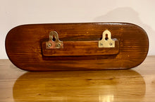 Load image into Gallery viewer, Wooden Key Holder with Brass Stle Fittings by Helen Elizabeth Studios