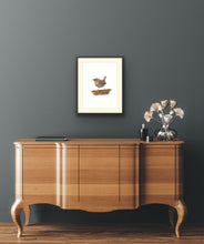 Load image into Gallery viewer, A wren signed limited edition giclee print by Helen Elizabeth