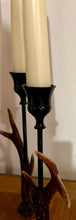 Load image into Gallery viewer, Roe Deer Stag Antler Candle Stick Holder by Helen Elizabeth