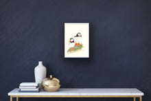 Load image into Gallery viewer, Puffins signed limited edition giclee print by Helen Elizabeth
