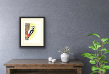 Load image into Gallery viewer, Woodpecker signed limited edition giclee print by Helen Elizabeth