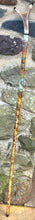 Load image into Gallery viewer, Hand painted Stag Horn Thumbstick MacNab by Helen Elizabeth Studios