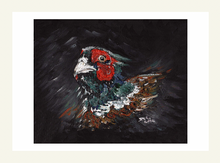 Load image into Gallery viewer, Fleeing Pheasant Limited Edition Giclee Print Helen Elizabeth
