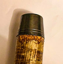 Load image into Gallery viewer, Products Hazel Wood Walking Stick with Antler Crown Handle -Helen Elizabeth Studios