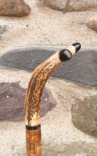 Load image into Gallery viewer, antler stag horn thumbstick walking stick by Helen Elizaabeth Studios