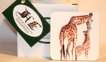 Load image into Gallery viewer, Giraffe mug and coaster by Helen Elizabeth