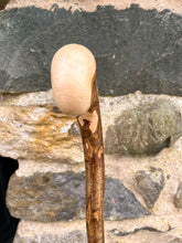 Load image into Gallery viewer, Helen Elizabeth studios Hazel Coppice Knob ball walking stick