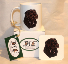 Load image into Gallery viewer, black labrador mug by Helen Elizabeth