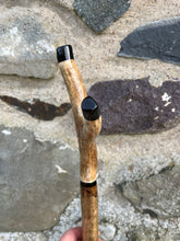 Load image into Gallery viewer, Hazel Thumbstick with an Antler Handle (BB)
