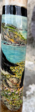 Load image into Gallery viewer, Puffins Painted on Antler Handle Hazel Thumbstick by Helen Elizabeth StudiosHelen 
