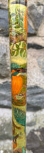 Load image into Gallery viewer, Kingfisher by River - Hand Painted Hazel Thumbstick with Antler Handle

