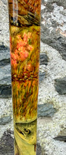 Load image into Gallery viewer, red stag grouse salmon antler hazel country thumbstick by Helen Elizabeth
