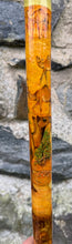 Load image into Gallery viewer, Camels in desert antler handled hazel country thumbstick by Helen Elizabeth
