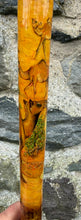 Load image into Gallery viewer, Camels in desert antler handled hazel country thumbstick by Helen Elizabeth
