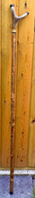 Load image into Gallery viewer, Antler Handled Hazel Wood Country Thumbstick Walking Stick by Helen Elizabeth
