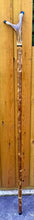 Load image into Gallery viewer, Antler Handled Hazel Wood Country Thumbstick Walking Stick by Helen Elizabeth
