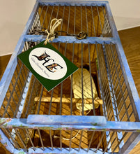 Load image into Gallery viewer, Ornamental Hand Painted Bird Cage by Helen Elizabeth Goldfinch Cob Horse Lurcher
