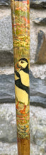 Load image into Gallery viewer, Puffins on Cliff Antler handled country thumb stick
